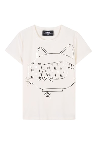 T-shirt - Beige - Karl Lagerfeld
