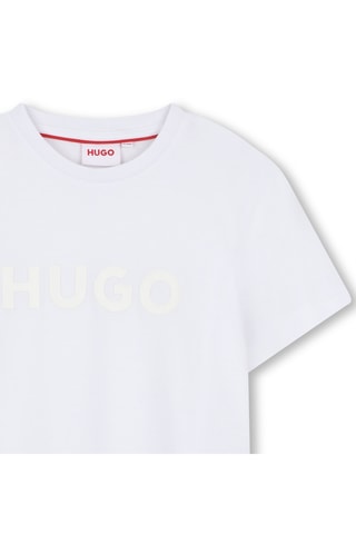T-shirt en coton biologique - Blanc - Hugo