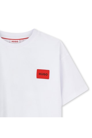 T-shirt en coton biologique - Blanc - Hugo