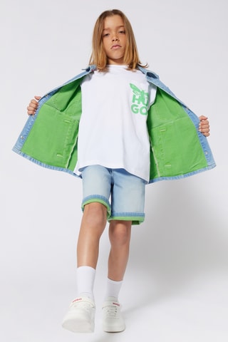 T-shirt en coton biologique - Blanc - Hugo