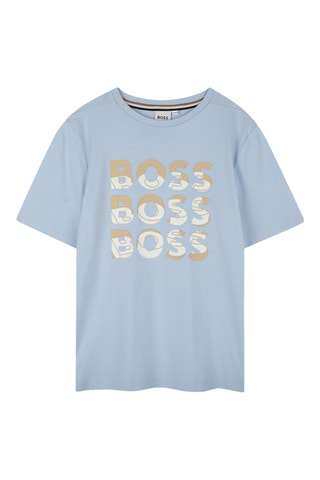 T-shirt - Celeste - Boss