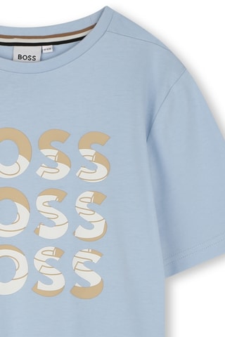 T-shirt - Celeste - Boss
