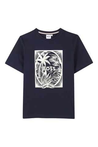T-shirt - Blu scuro - Boss