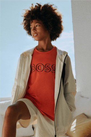 T-shirt - Arancione - Boss
