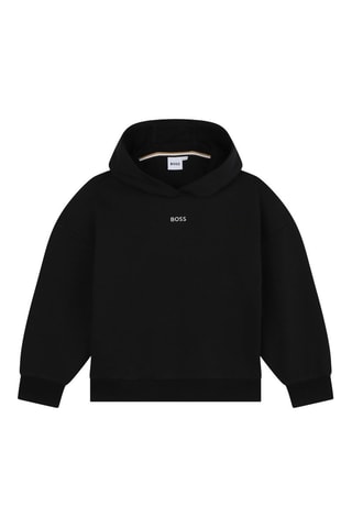 Felpa con cappuccio - Nero - Boss