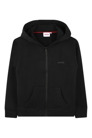 Felpa con cappuccio - Nero - Hugo