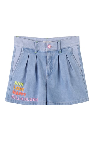 Short en jean - Ciel