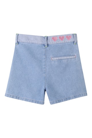 Short en jean - Ciel