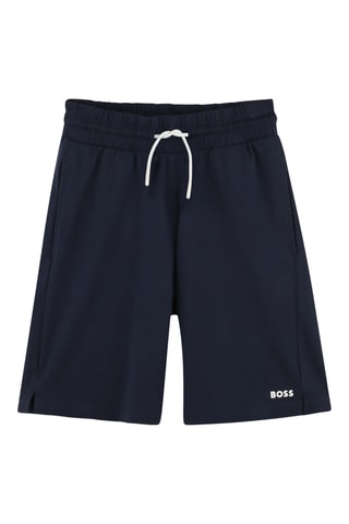 T-shirt et bermuda - Blanc et bleu marine - Boss