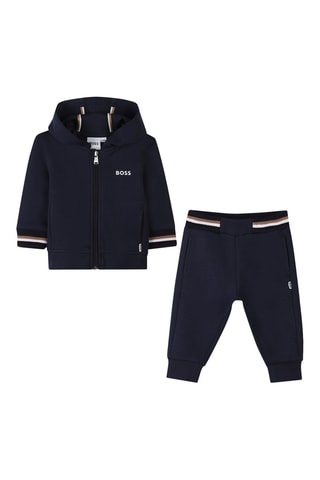 Sweat à capuche et jogging - Bleu nuit - Boss