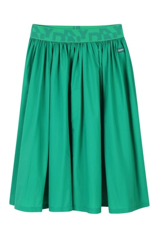 Gonna midi a vita alta - Verde - DKNY