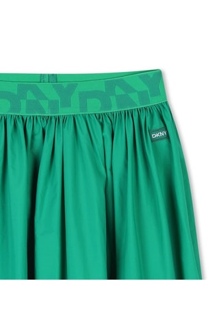 Gonna midi a vita alta - Verde - DKNY