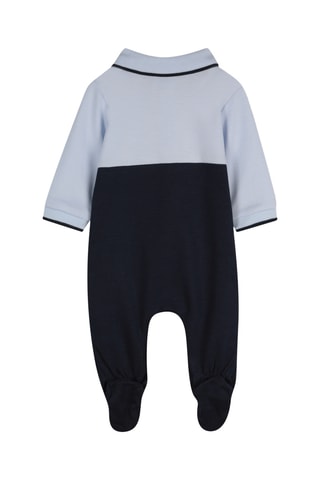 Grenouillère en coton biologique - Bleu - Boss