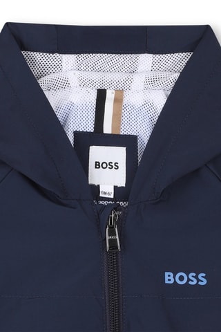 Coupe-vent à capuche - Bleu