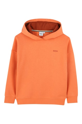 Sweat loose à capuche - Orange