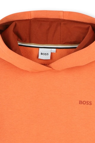 Sweat loose à capuche - Orange