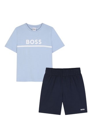 T-shirt et short - Bleu marine