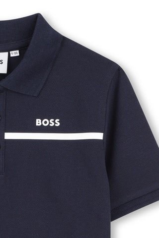 Polo et bermuda - Bleu marine et beige