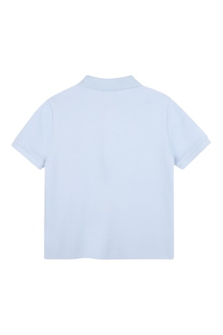 Polo et bermuda - Ciel et bleu marine