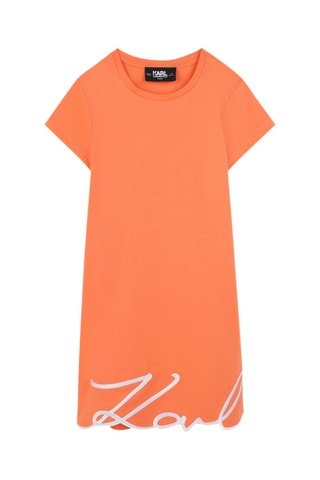 Robe droite - Orange