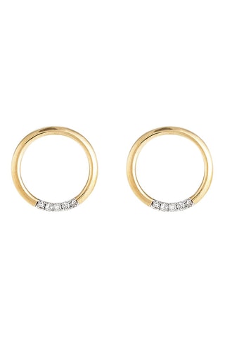 Brincos Cercle Ouro amarelo e diamantes