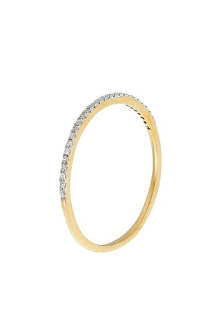 Aliança Simply You  Ouro amarelo e diamantes