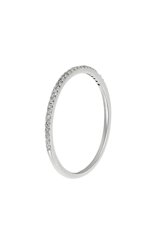 Aliança Simply You- Ouro branco e diamantes 