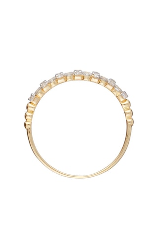 Aliança Kuantan Ouro amarelo e diamantes