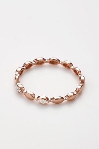 Anel Trinity Ouro rosa e diamantes