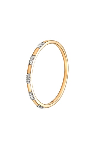 Anel Apollonia 
Ouro amarelo e diamantes