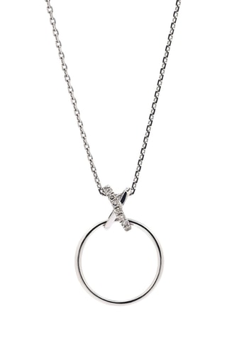 Pendente Clair de lune - Ouro branco e diamantes