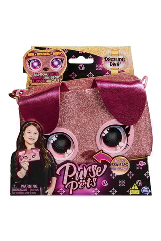 Borsetta con orecchie Keepin' It Clutch Dazzling Diva - Rosa - Da 4 anni - Purse Pets - Rosa
