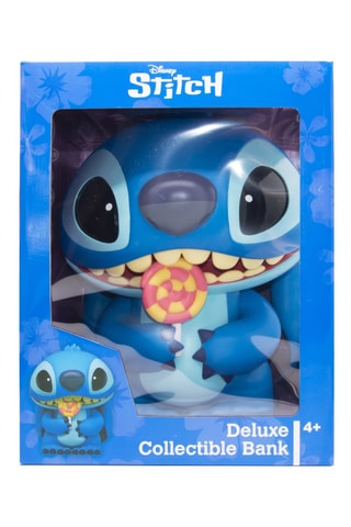 Salvadanaio Stitch Lilo & Stitch Disney - 32 x 39 x 32 cm - Blu cobalto - Da 3 anni - Monogram