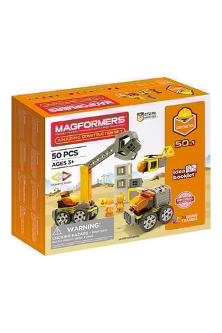 Kit de construction magnétique - 50 pièces - Dès 3 ans