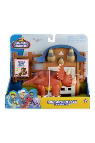 Figura Triceratops Dino Ranch - A partir de 3 anos - Jazwares