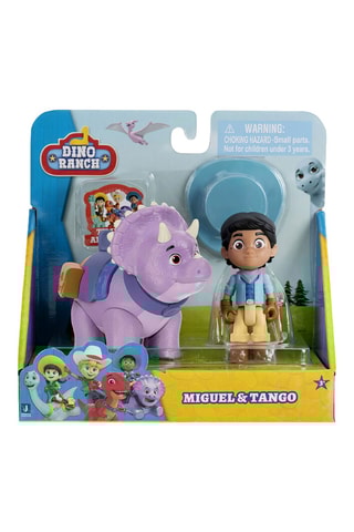 2 figuras articuladas Miguel e Tango Dino Ranch - A partir de 3 anos - Jazwares