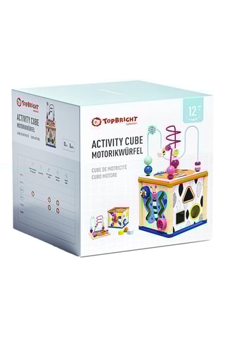 Cube multi-activités en bois - Dès 12 mois - Topbright