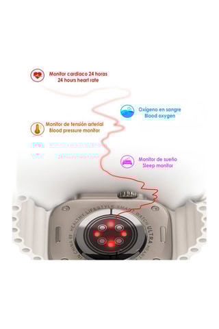 Relógio conectado T500 - Cinzento