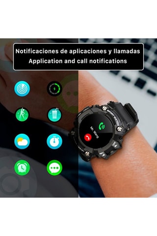 Relógio conectado T6 Compatível com Android e iOS