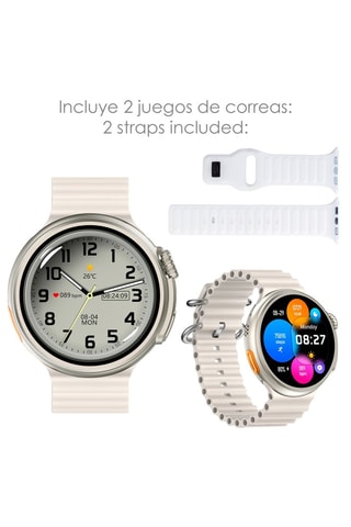 Relógio conectado Z13 Ultra - Branco