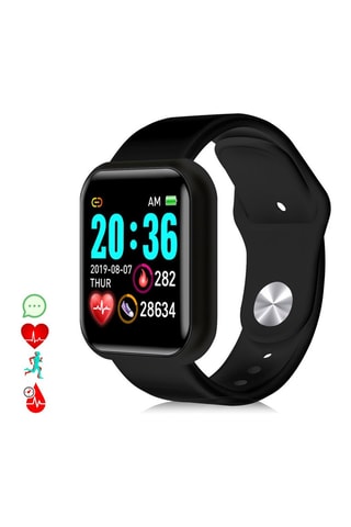 Pulseira inteligente AK-Y68 - Preto