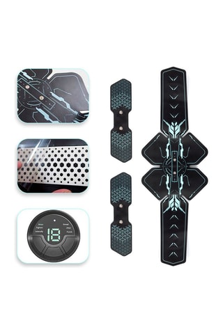 Estimulador eletrónico abdominal Preto