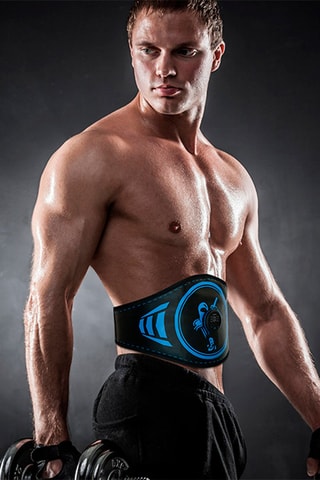 Estimulador muscular EMS para a cintura e o abdómen