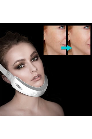 Cinta facial de eletroestimulação