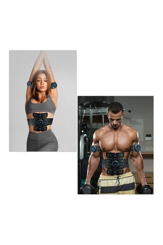 Eletroestimulador muscular  Preto e azul