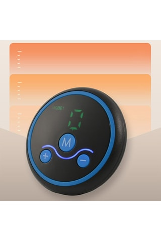 Eletroestimulador muscular  Preto e azul