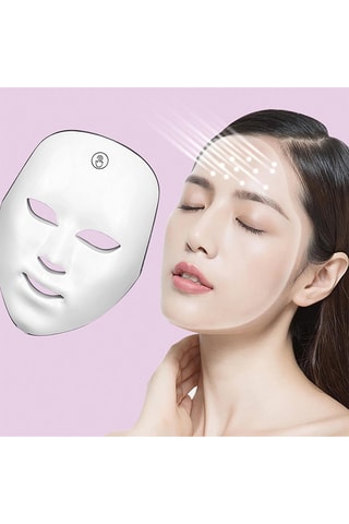Máscara tátil com LED Branco