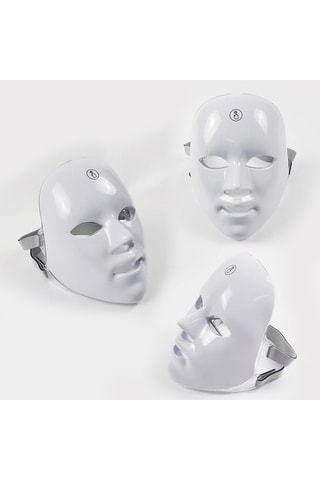 Máscara tátil com LED Branco