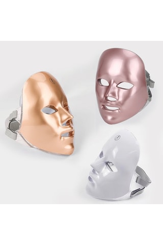 Máscara facial tátil tratamento luz LED