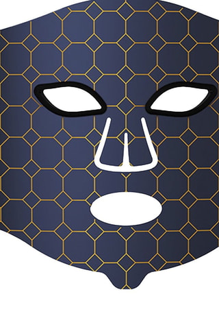 Máscara facial tratamento luz LED comando de silicone